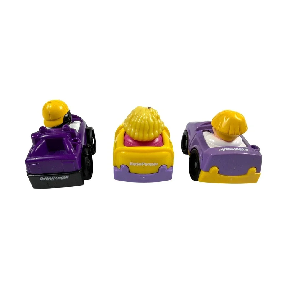 Fisher-Price Little People Wheelies‎ Kids Purple Yellow 3